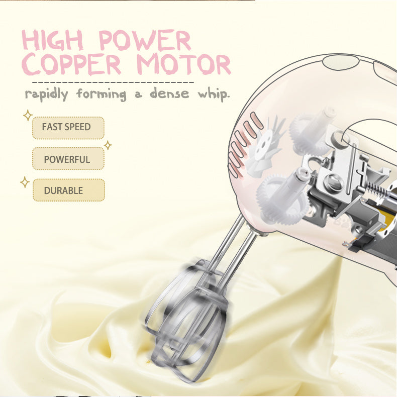 Bear Hand Mixer With 5 Speeds & Eject Function (DDQ-A01G1) - PowerPacSG
