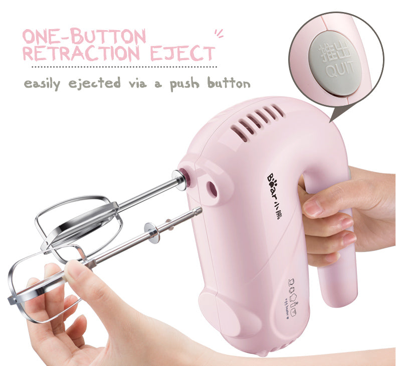 Bear Hand Mixer With 5 Speeds & Eject Function (DDQ-A01G1) - PowerPacSG