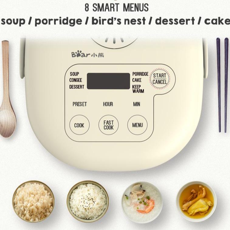 Bear Rice Cooker Digital Multi Function 2.0L (DFB-B20A1) - PowerPacSG