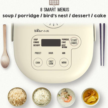 BEAR Rice Cooker Digital 8 multi functions Cooker 3L (DFB-B30R1)