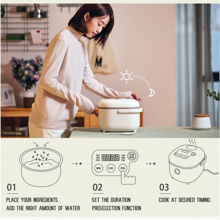 Bear Rice Cooker Digital Multi Function 2.0L (DFB-B20A1) - PowerPacSG