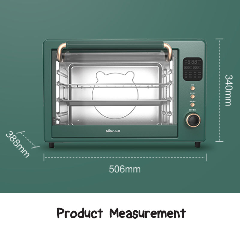 Bear 35L Digital Oven With Rotisserie & 11 Preset Functions (DKX-A35S2)