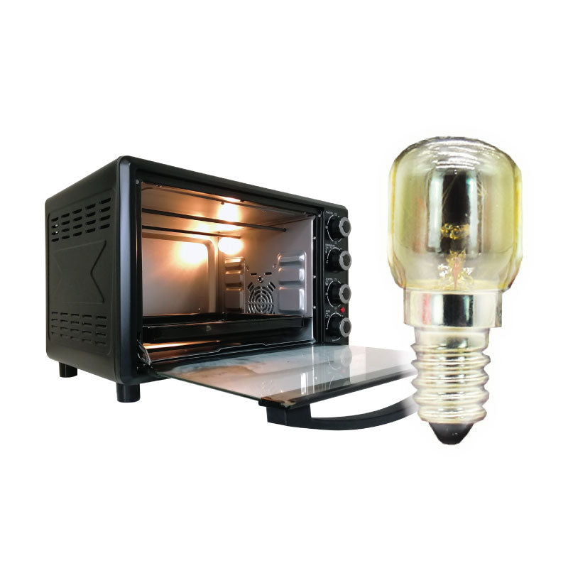 2 Pieces x PowerPac 300 degree 15 Watts E14 Oven bulb warm white (E14/300) - PowerPacSG