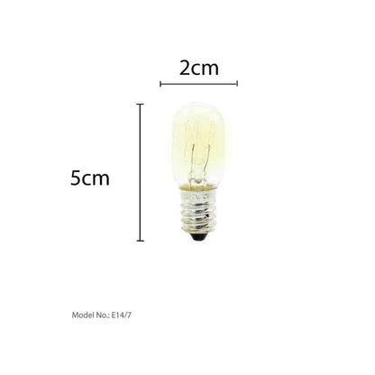 3 Pieces x PowerPac 7W E14 Night light bulb warm white (E14/7) - PowerPacSG