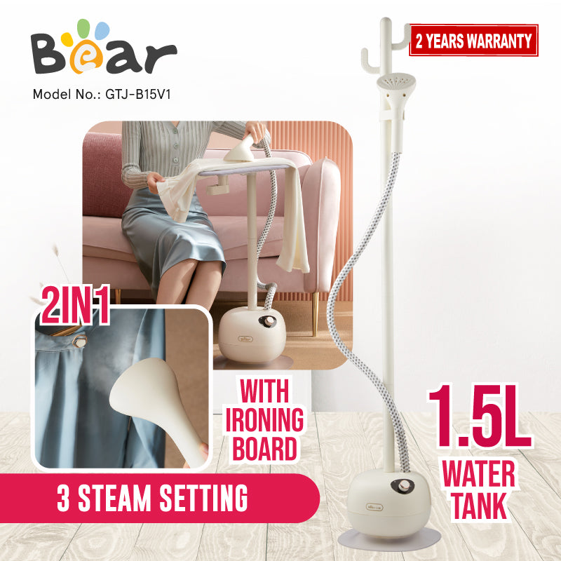Bear 2in1 Garment Steamer With Ironing Board 1.5L Water Tank (GTJ-B15V1)
