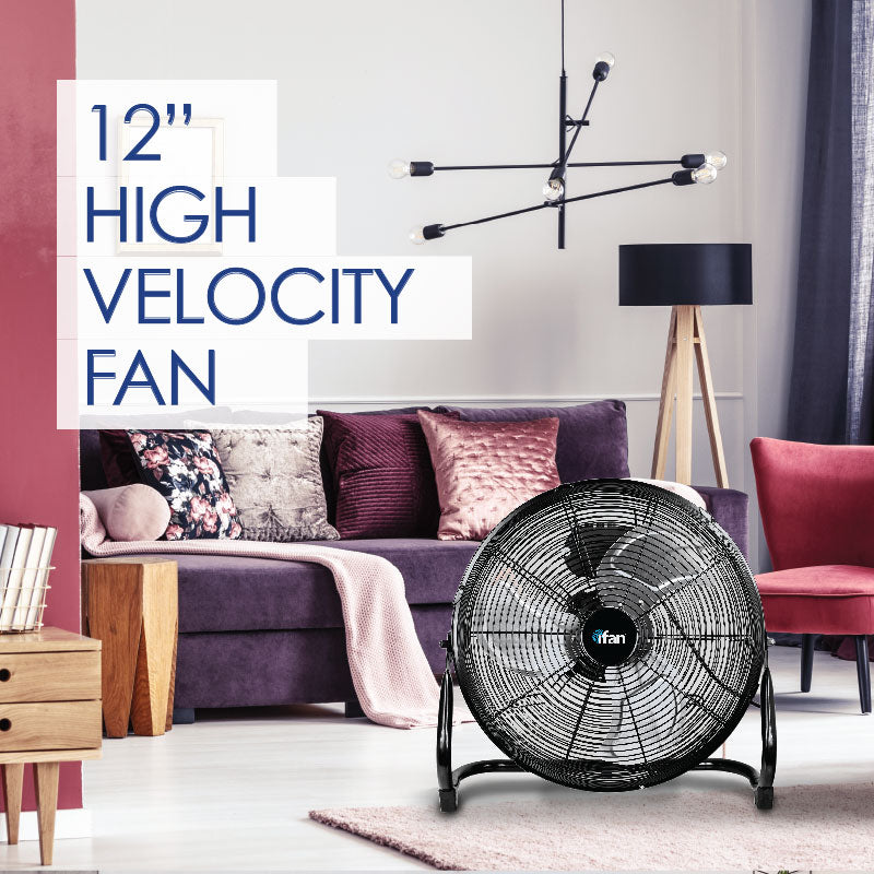 iFan Air Circulator 12&quot; &quot;Power Fan&quot; &amp; High Velocity Fan (IF1812) - PowerPacSG