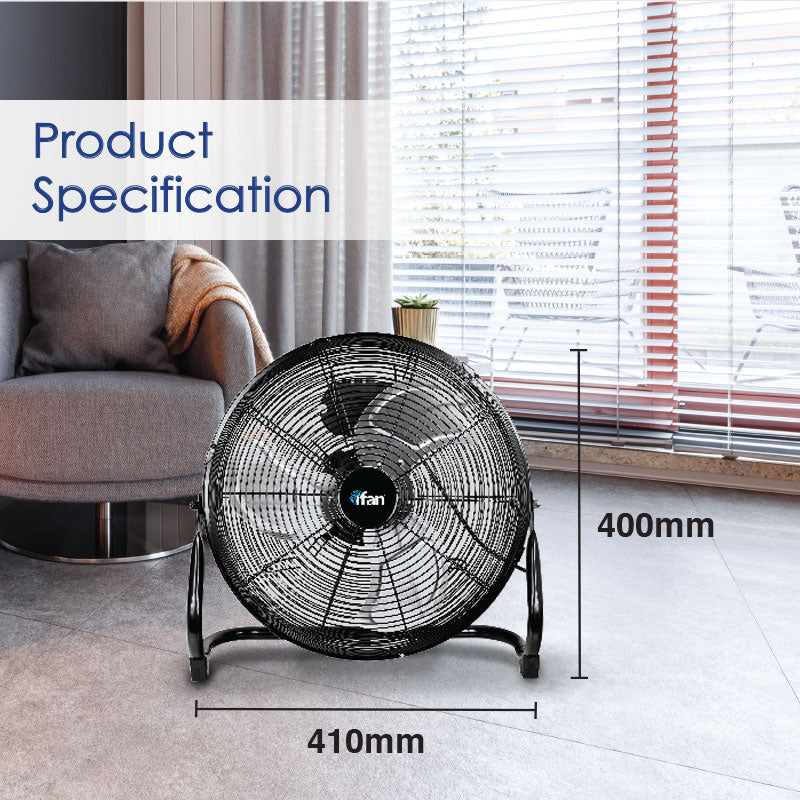 iFan Air Circulator 12" "Power Fan" & High Velocity Fan (IF1812) - PowerPacSG