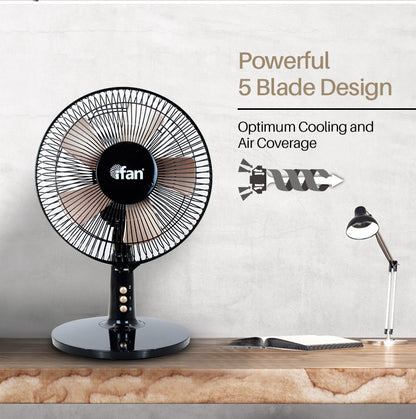 iFan Desk Fan 9" Table Fan with Air Circulator (IF404) - PowerPacSG