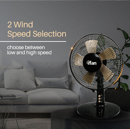 iFan Desk Fan 9" Table Fan with Air Circulator (IF404) - PowerPacSG