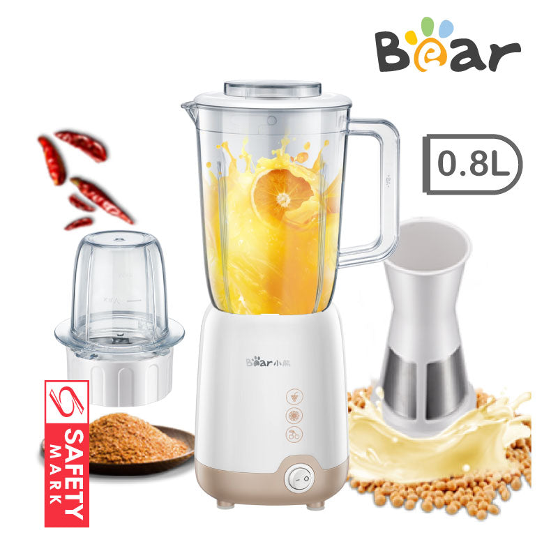 Bear 3in1 Blender milk shake baby food Multi usage (LLJ-B08G2)
