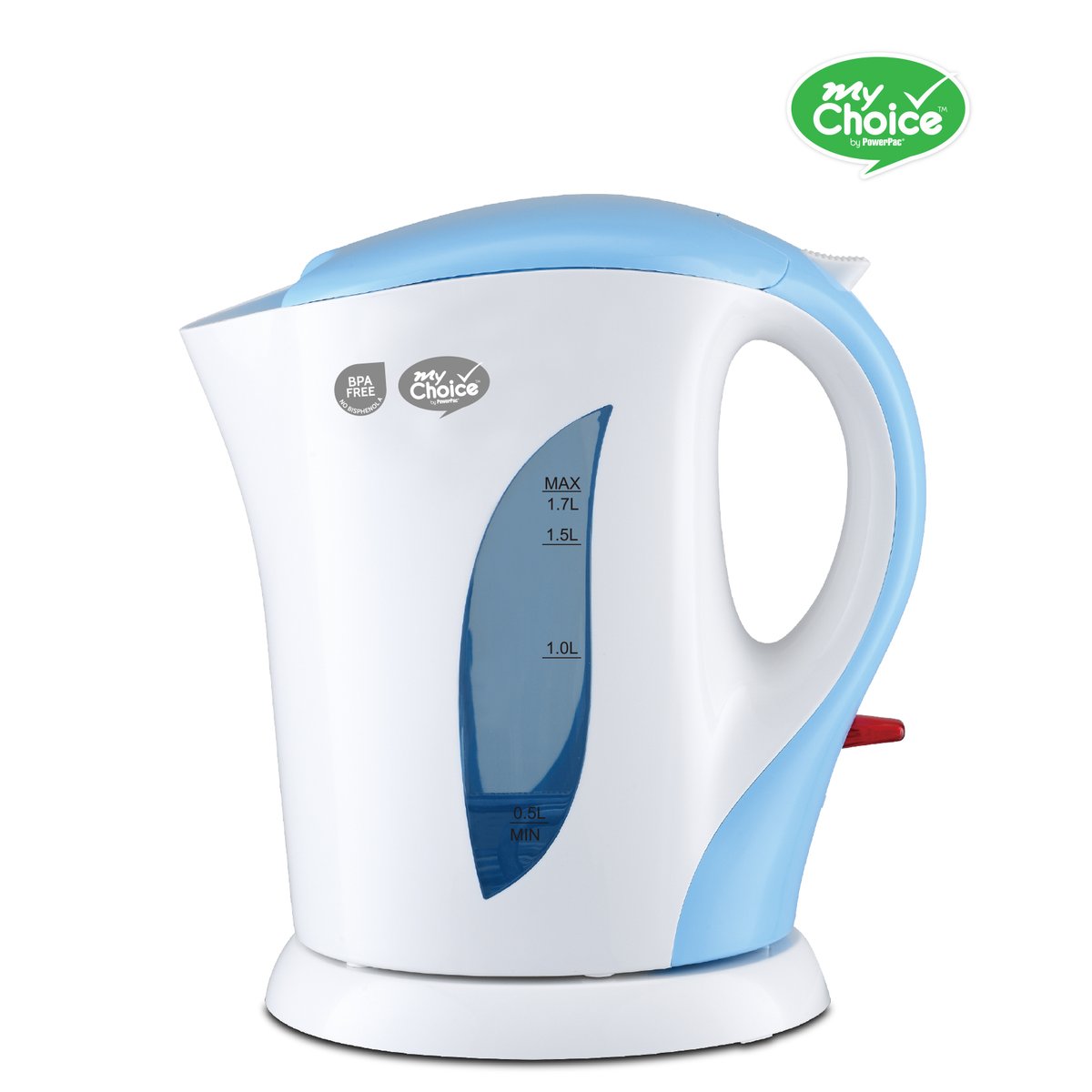 My Choice 1.7L Kettle Jug with Auto Switch (MC117) - PowerPacSG