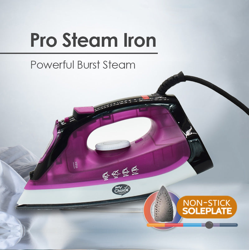 My Choice Pro Steam Iron (MC167) - PowerPacSG