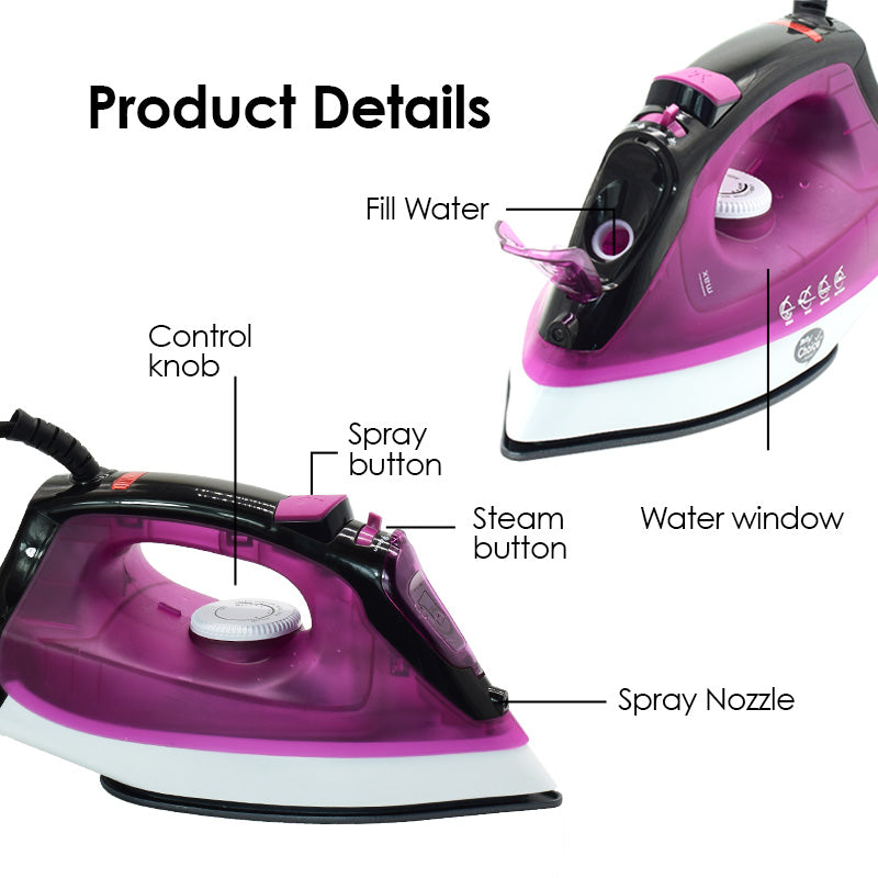 My Choice Pro Steam Iron (MC167) - PowerPacSG