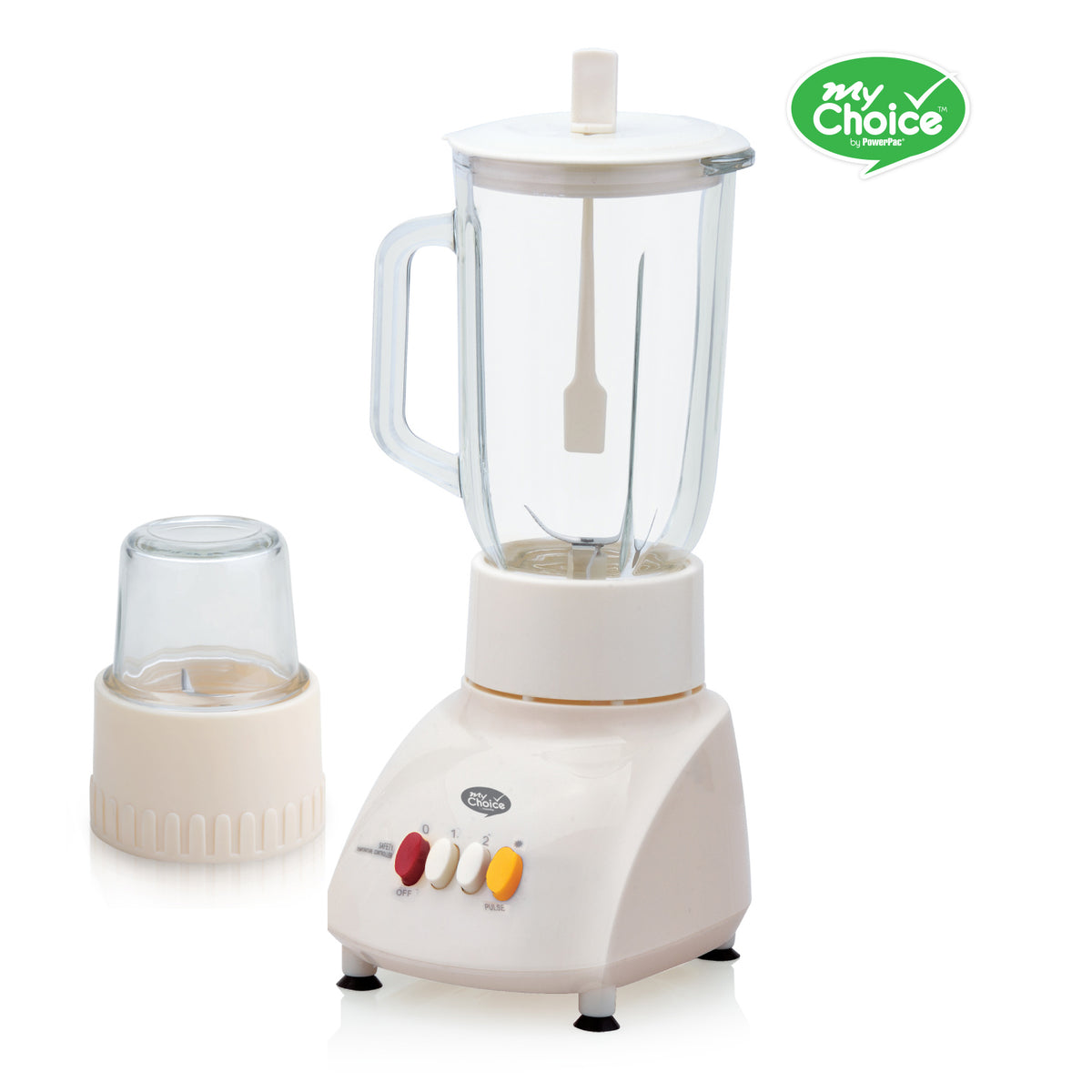 My Choice Glass Jug Blender with Dry Food Mill (MC168) - PowerPacSG