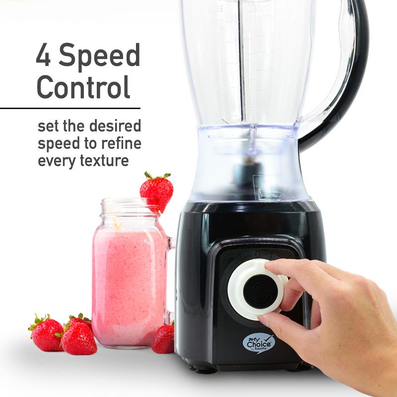 My Choice 2 in 1 Blender with 4-speed control selections (MC169) - PowerPacSG