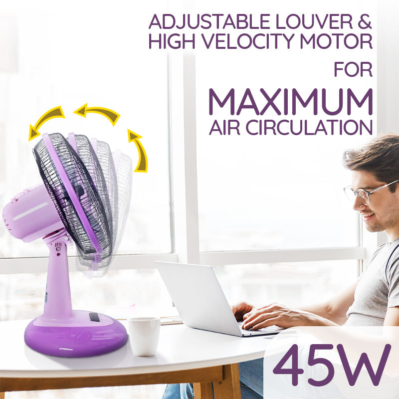 My Choice Desk Fan 12" with Oscillation (MC303) - PowerPacSG