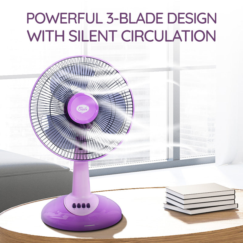 My Choice Desk Fan 12" with Oscillation (MC303) - PowerPacSG