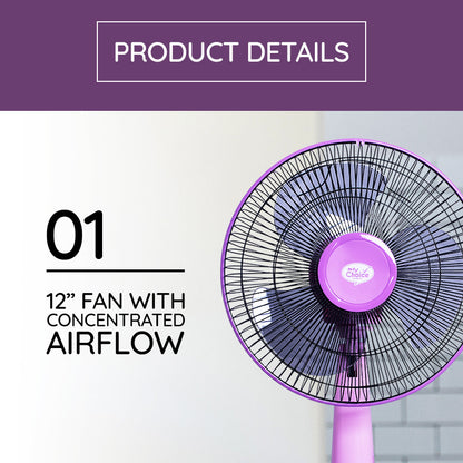 My Choice Desk Fan 12" with Oscillation (MC303) - PowerPacSG