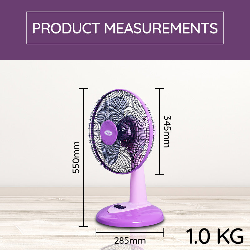 My Choice Desk Fan 12" with Oscillation (MC303) - PowerPacSG