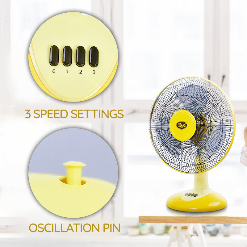 My Choice Desk Fan 16" with Oscillation (MC505) - PowerPacSG