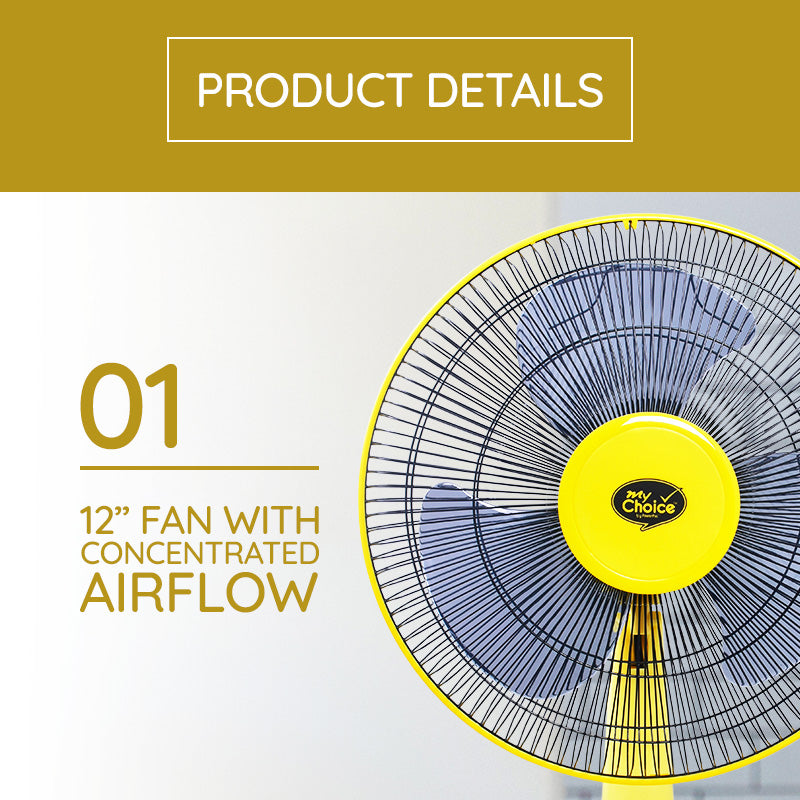 My Choice Desk Fan 16" with Oscillation (MC505) - PowerPacSG