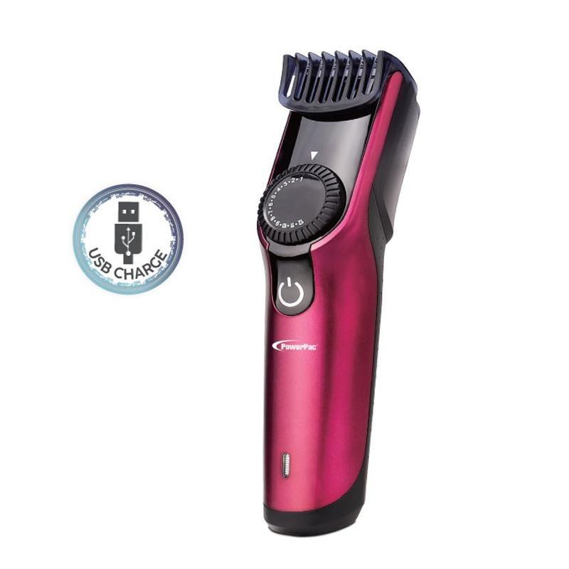 Cordless Hair Cutter, Smooth &amp; Precise Cut with USB charge (PP2038) - PowerPacSG