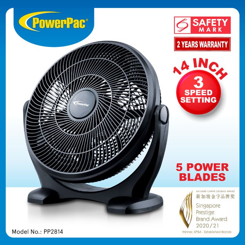 Air Circulator Fan, High Velocity Fan, Desk Fan 14 inch (PPP2814)