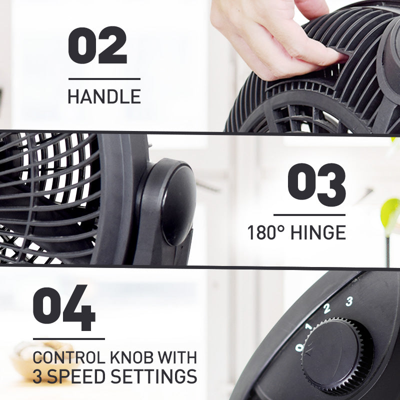 Air Circulator 20 "Power Fan" & High Velocity Fan with Vortex Air Flow  (PP2820)" - PowerPacSG