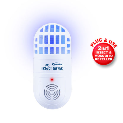 2in1 Mosquito Killer Ultrasonic insect Repellent Creepy-Crawlies, Mosquito Repellent (PP302)