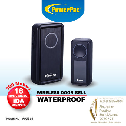 Water proof Wireless Door Bell, Caller Bell (PP3235)