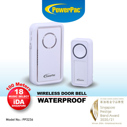 Water proof Wireless Door Bell, Caller Bell (PP3236)