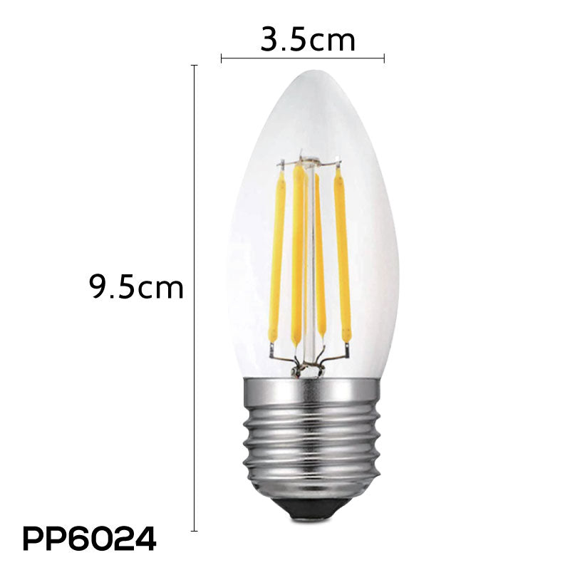 2 Pieces x PowerPac 4W E27 LED Bulb - Warm White (PP6024) - PowerPacSG
