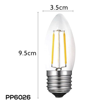 2 Pieces x PowerPac 6W E27 Dimmable LED Bulb - Warm White (PP6026) - PowerPacSG