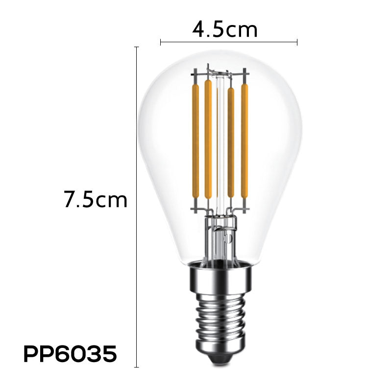 6W E14 550LM Dimmable LED Bulb Warm White (PP6035) - PowerPacSG