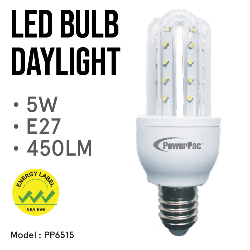 LED Bulb, LED Light 5W E27 Daylight (PP6515)