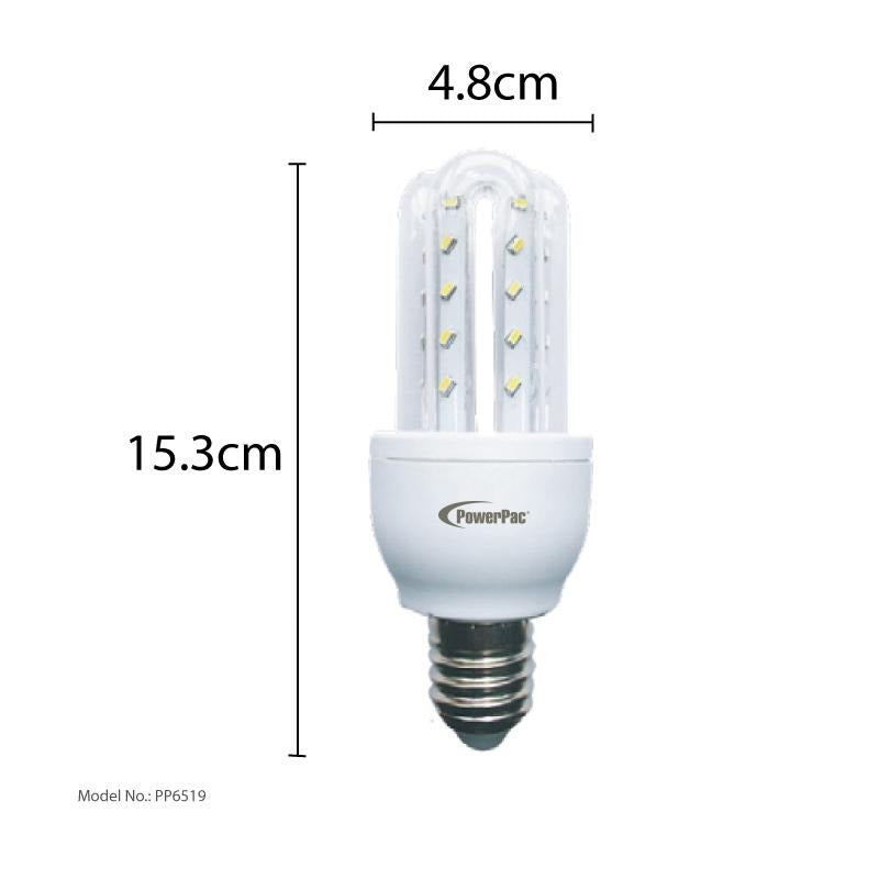 2 Pieces x PowerPac 5W E27 Vertex LED Bulb (PP6515/PP6515WW) - PowerPacSG