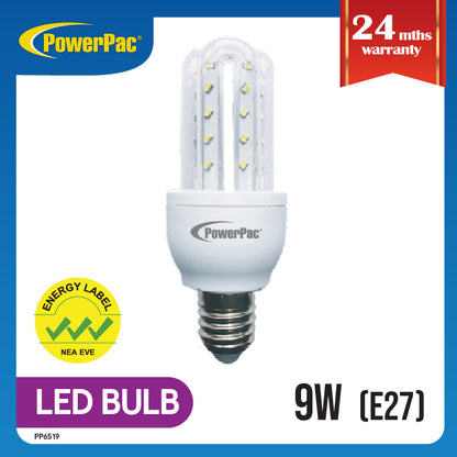 LED Bulb, LED Light 9W E27 Daylight (PP6519)