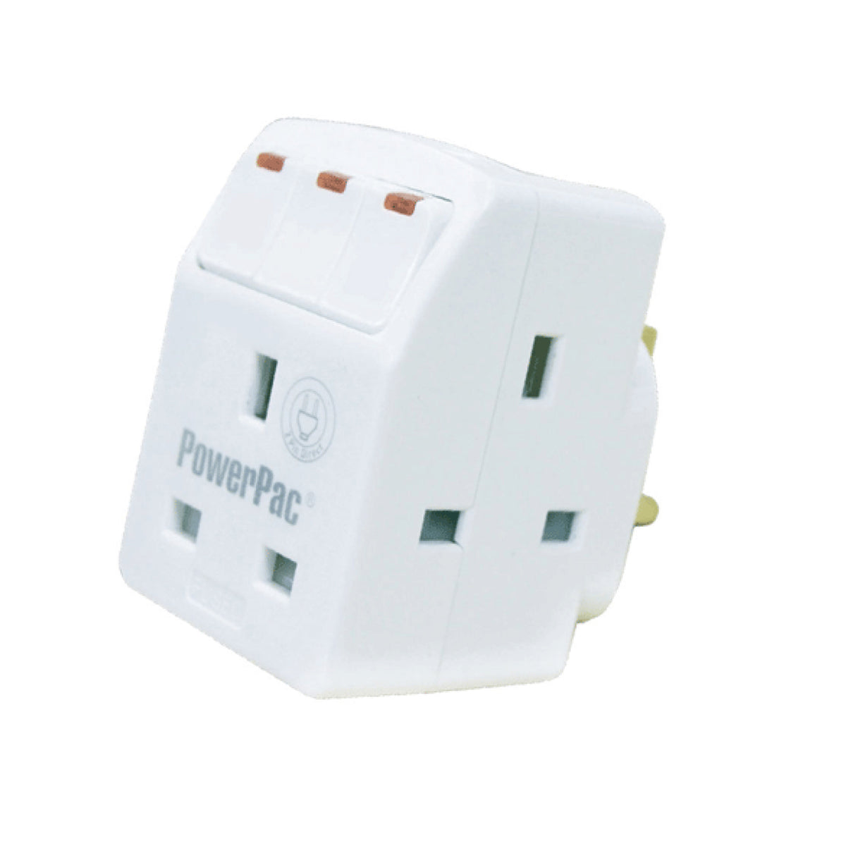 3 Way Adapter with Switch &amp; 2 pin direct(PP8733) - PowerPacSG