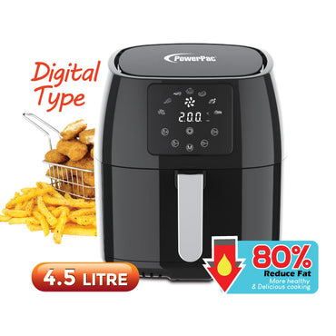 Digital Air fryer 4.5L with Hot Air Flow System (PPAF351)