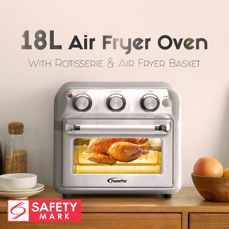 Air Fryer Oven With Rotisseries, Air Fryer Basket 18L (PPAF518)