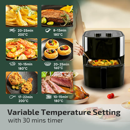 Air Fryer 4.0L with Hot Air Flow System (PPAF608)