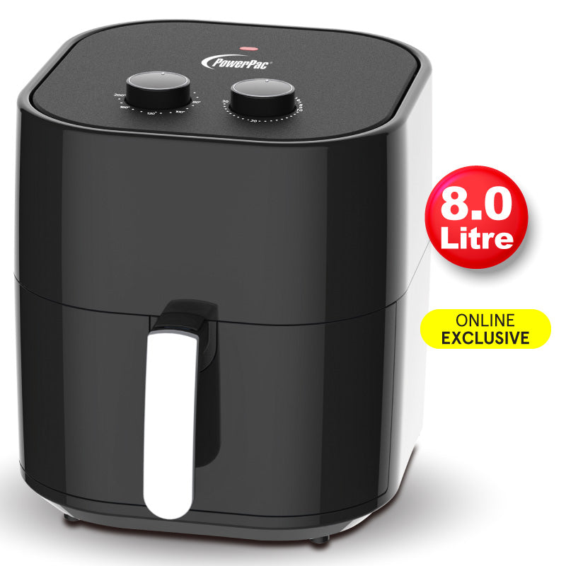 Air Fryer XXL 8L with Hot Air Flow System (PPAF676) - PowerPacSG
