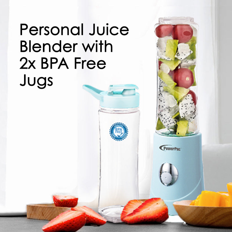 Personal Juice Blender with 2X BPA Free Jugs (PPBL100) - PowerPacSG
