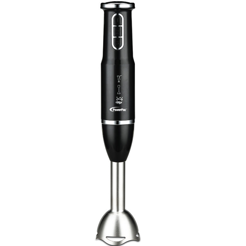 Hand Blender Food Preparation with Stainless Steel Blade 800W (PPBL191) - PowerPacSG