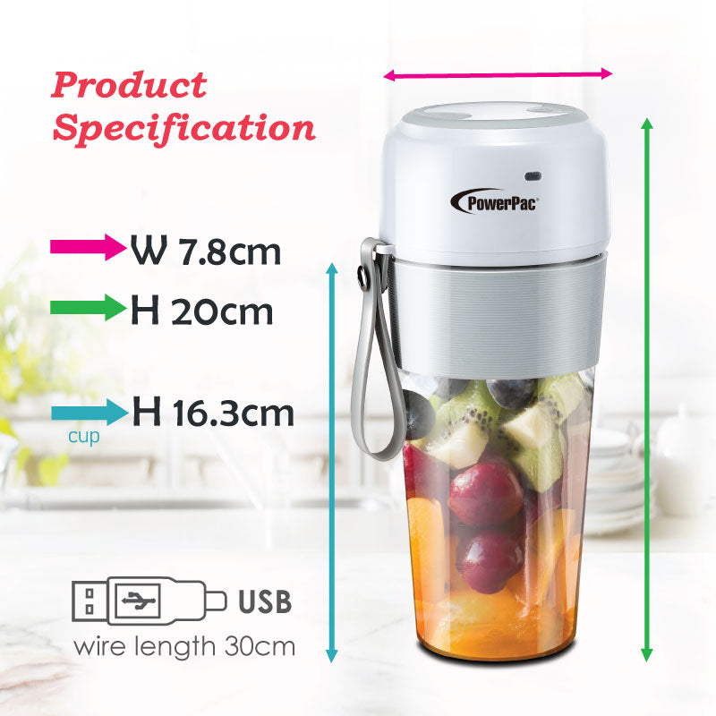 Portable USB Juice Blender, Rechargeable Smoothie Blender (PPBL339)