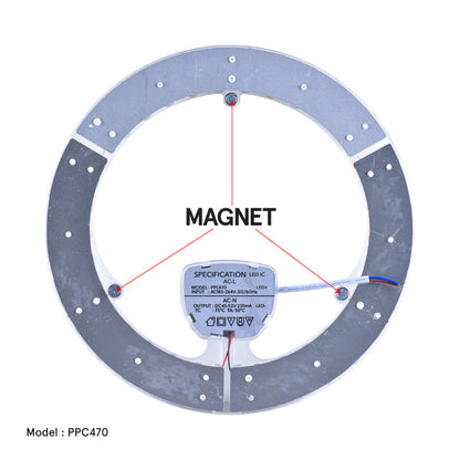 LED Ceiling light Ceiling Lamp, Round Light 47 Watts Daylight (PPC470)