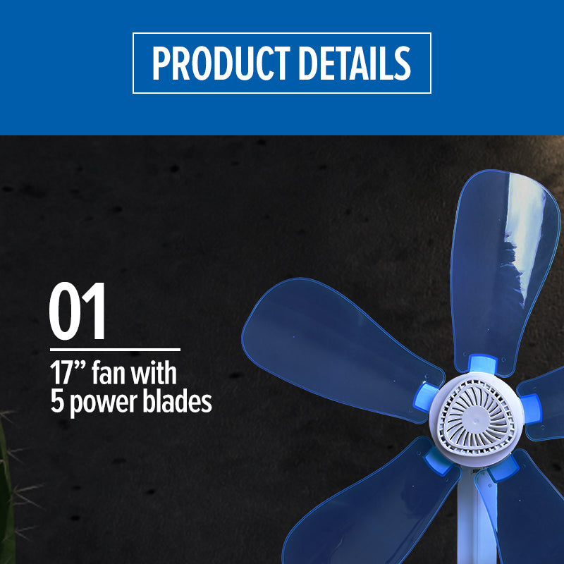 Electric Clip Fan with Silent motor (PPC603) - PowerPacSG