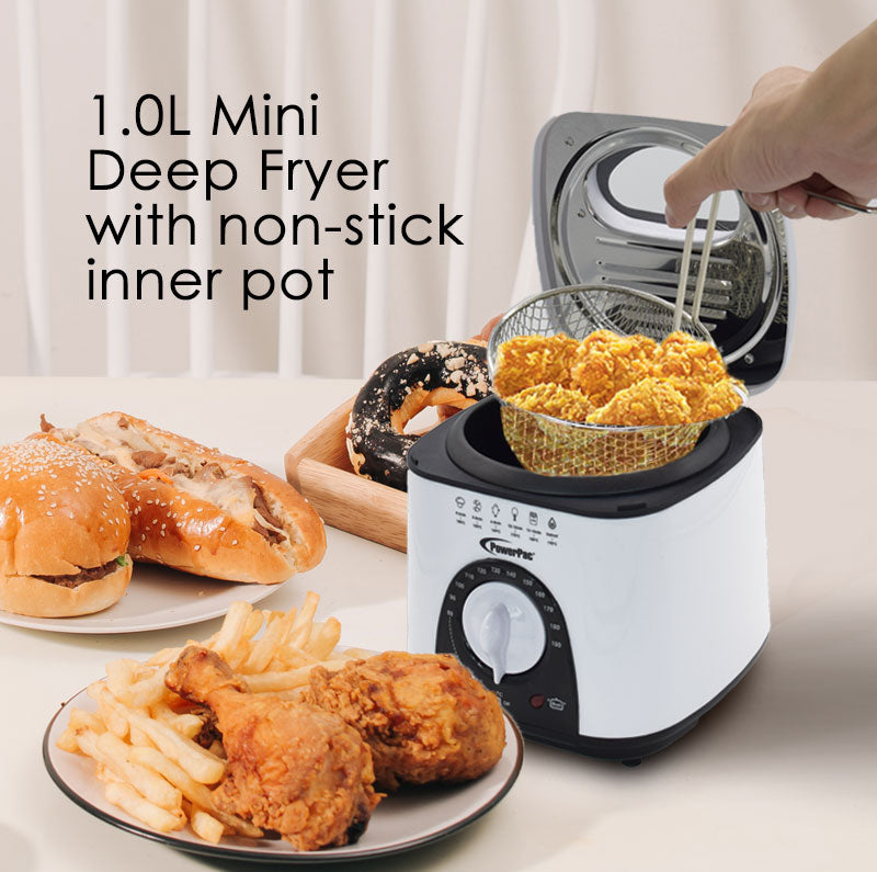 Single-Serve Mini Deep Fryer Both Handy and Cute