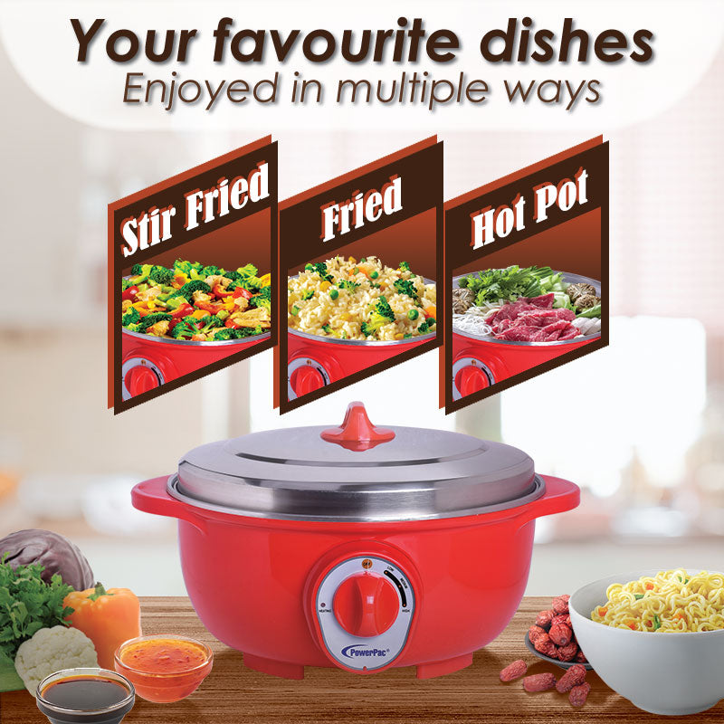 4.5L Electric Steamboat Hot Pot with Stainless steel inner pot (PPEC813)