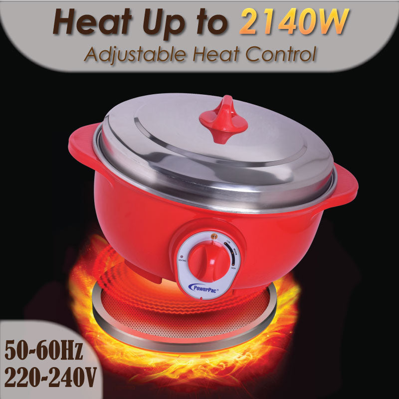 4.5L Electric Steamboat Hot Pot with Stainless steel inner pot